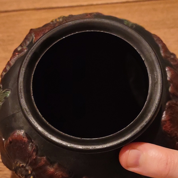 Tiffin Black Amethyst Poppy Vase - Picture 6 of 7